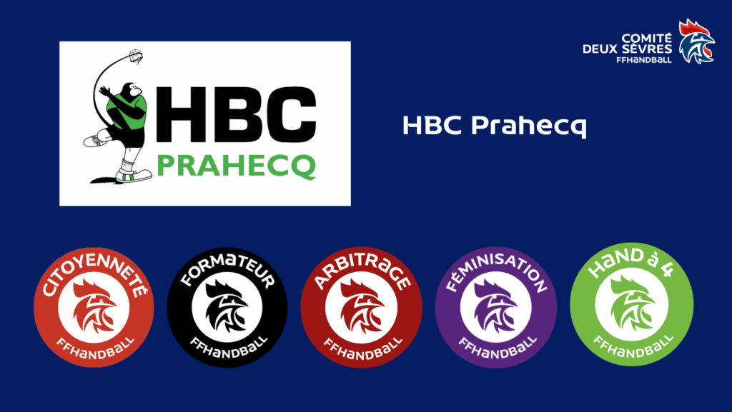 Nos clubs sont labellisés FFHB Prahecq