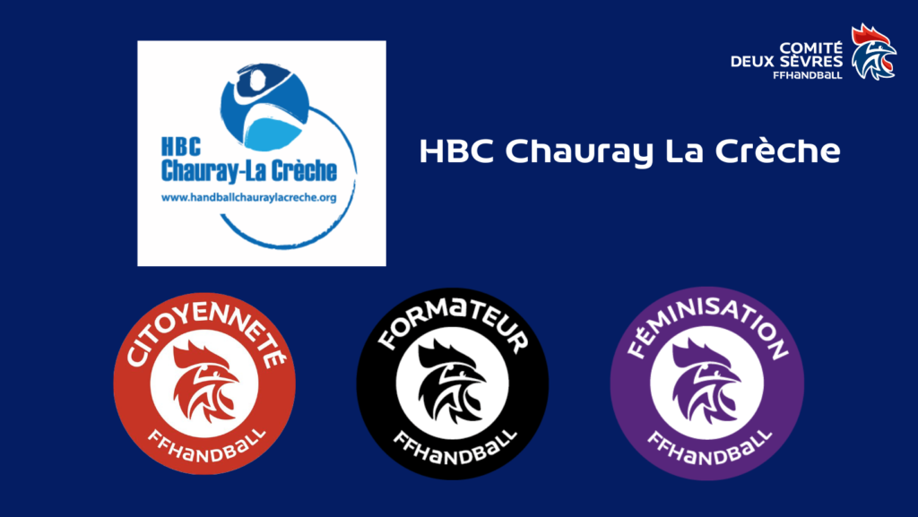 Nos clubs sont labellisés FFHB Chauray La Crèche